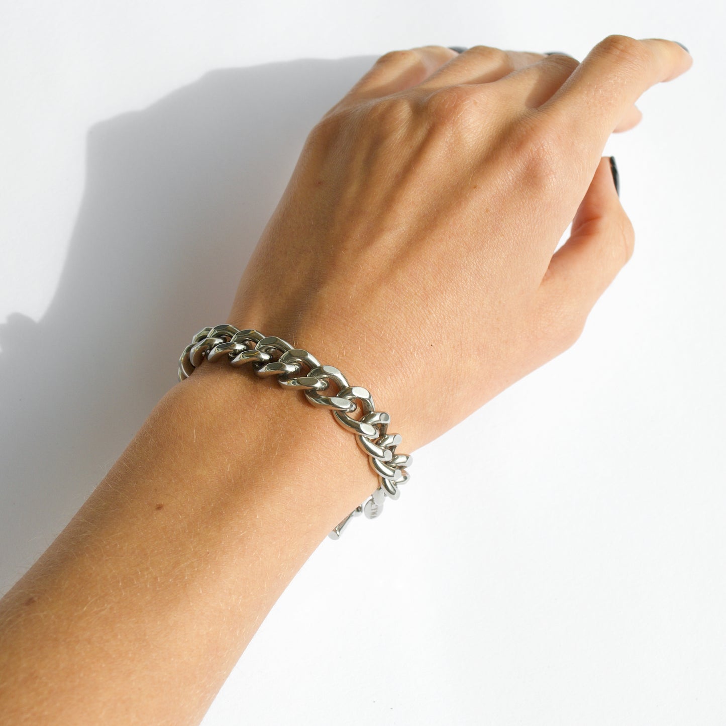 Statement bracelet silver