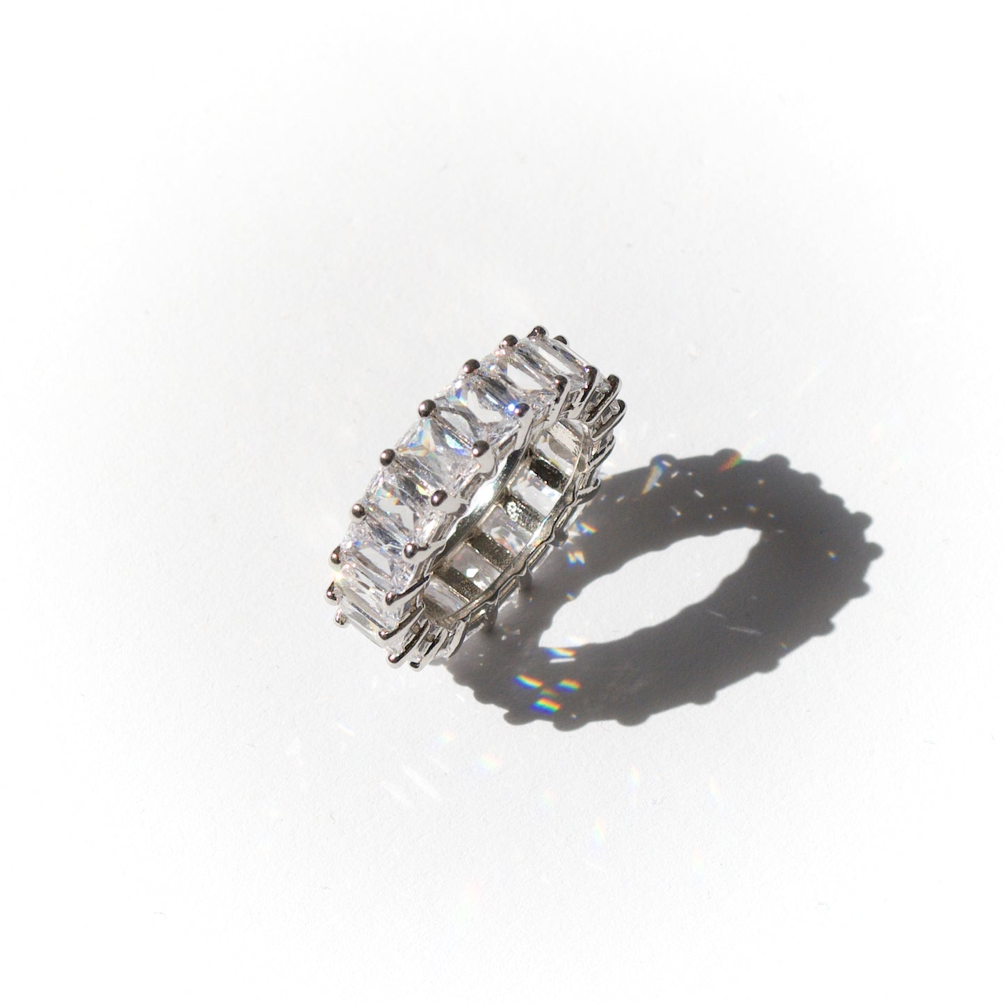 Eternity ring silver