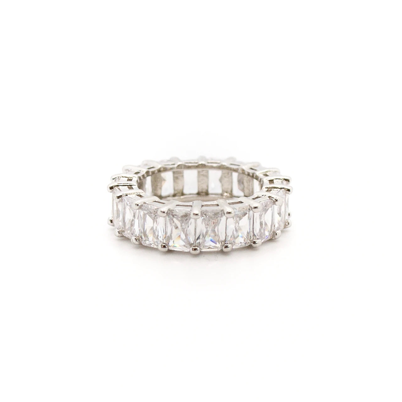 Eternity ring silver