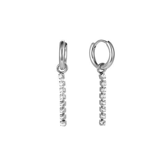 Tennis hoops silver