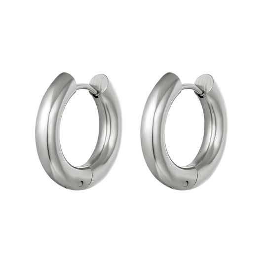 Loop hoops silver