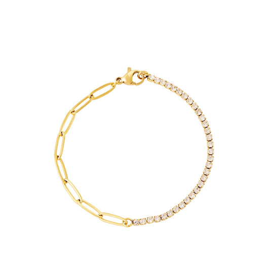 Tennis bracelet gold
