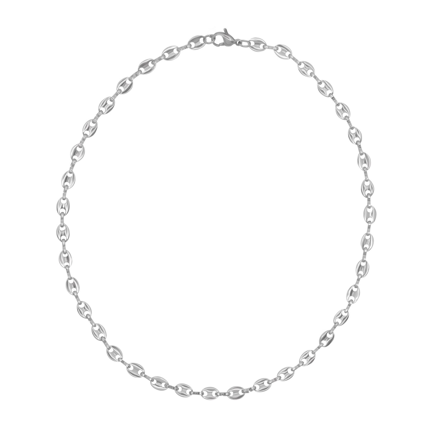 Bold necklace silver