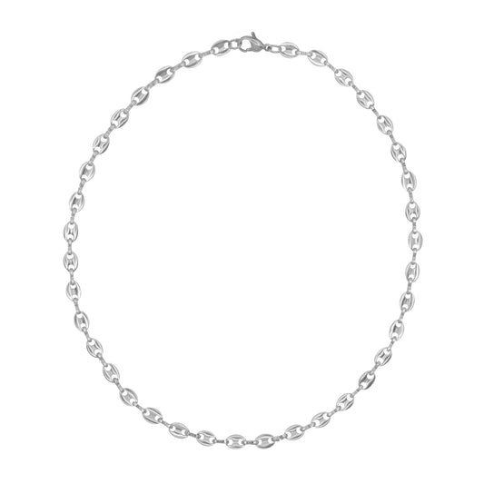 Bold necklace silver