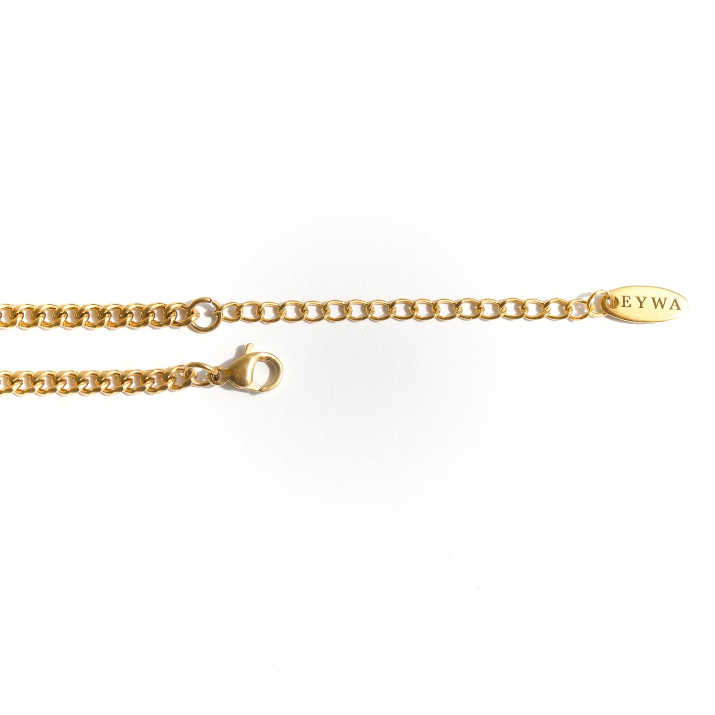 Lock necklace gold