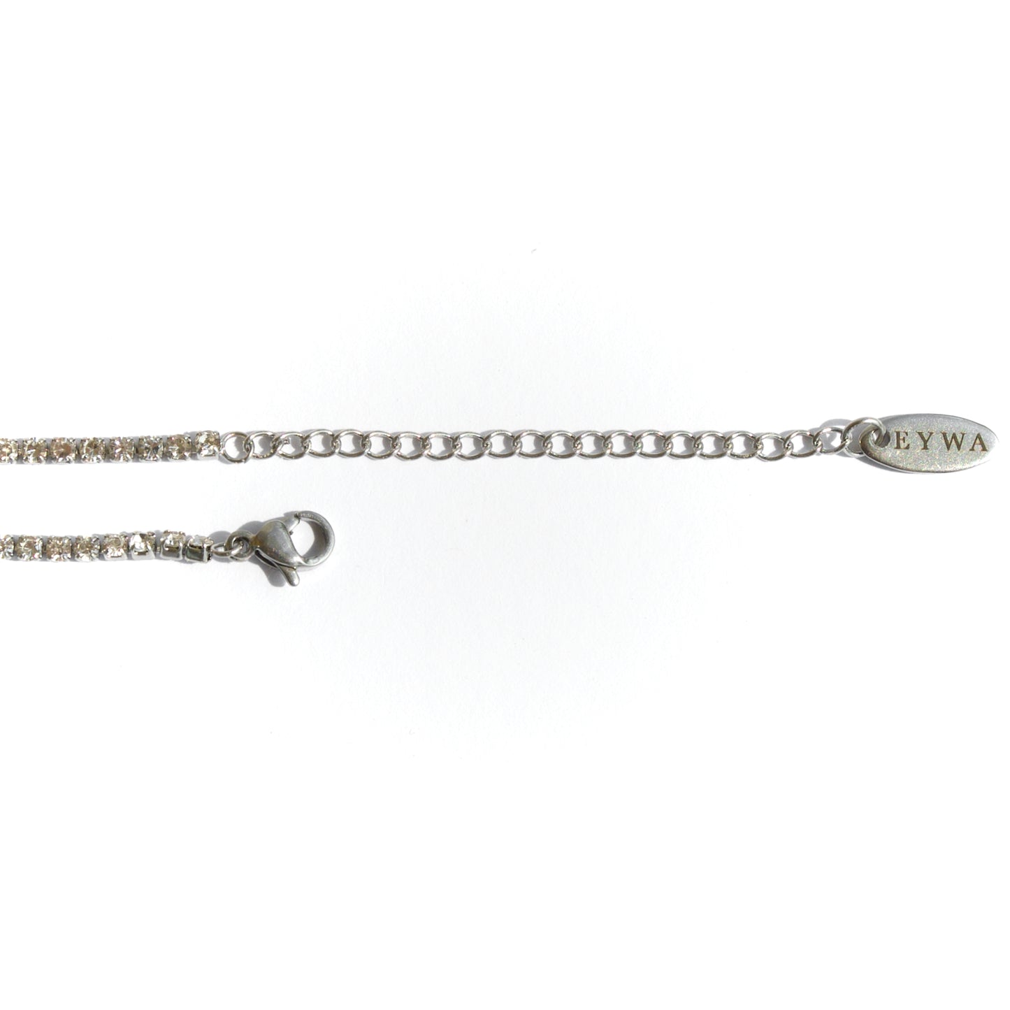 Tennis necklace silver