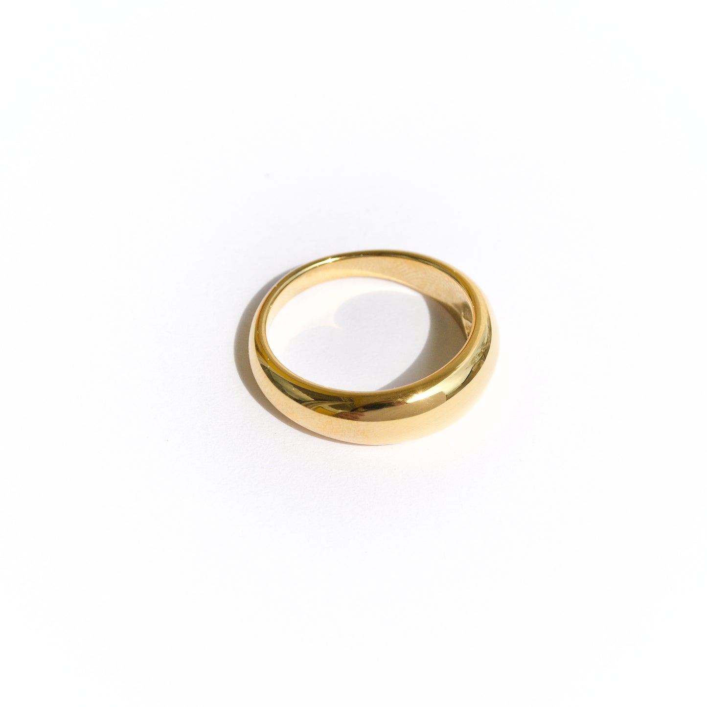 Smooth ring gold