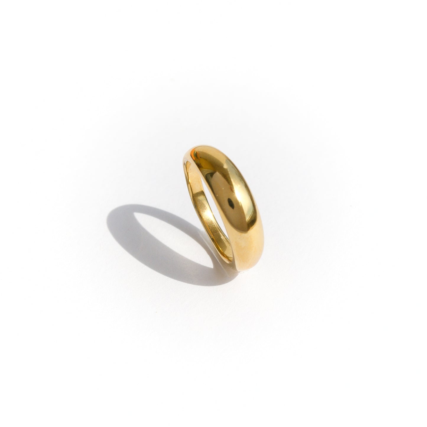 Smooth ring gold