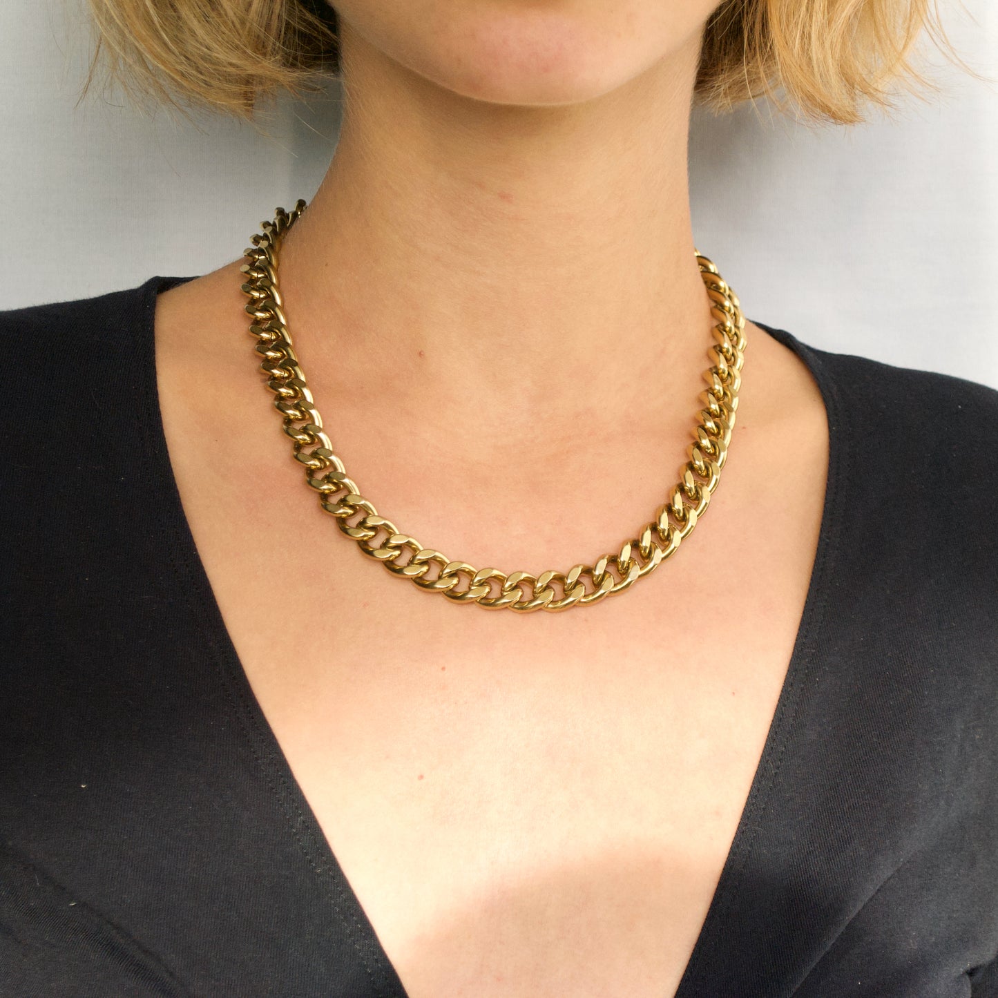 Statement necklace gold