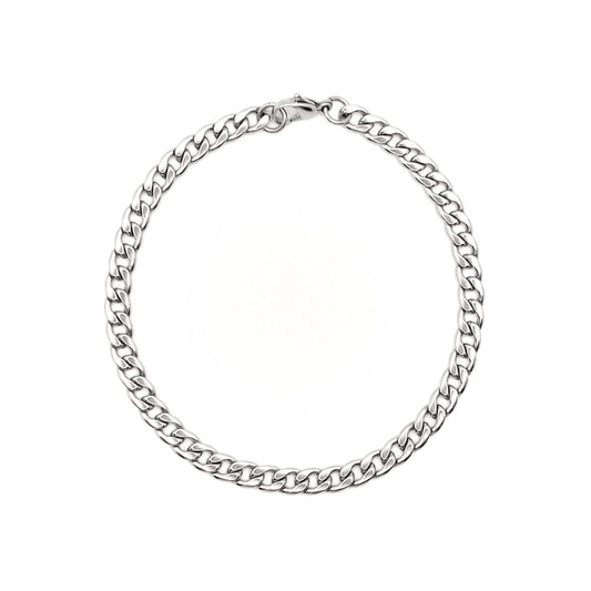 Link bracelet silver