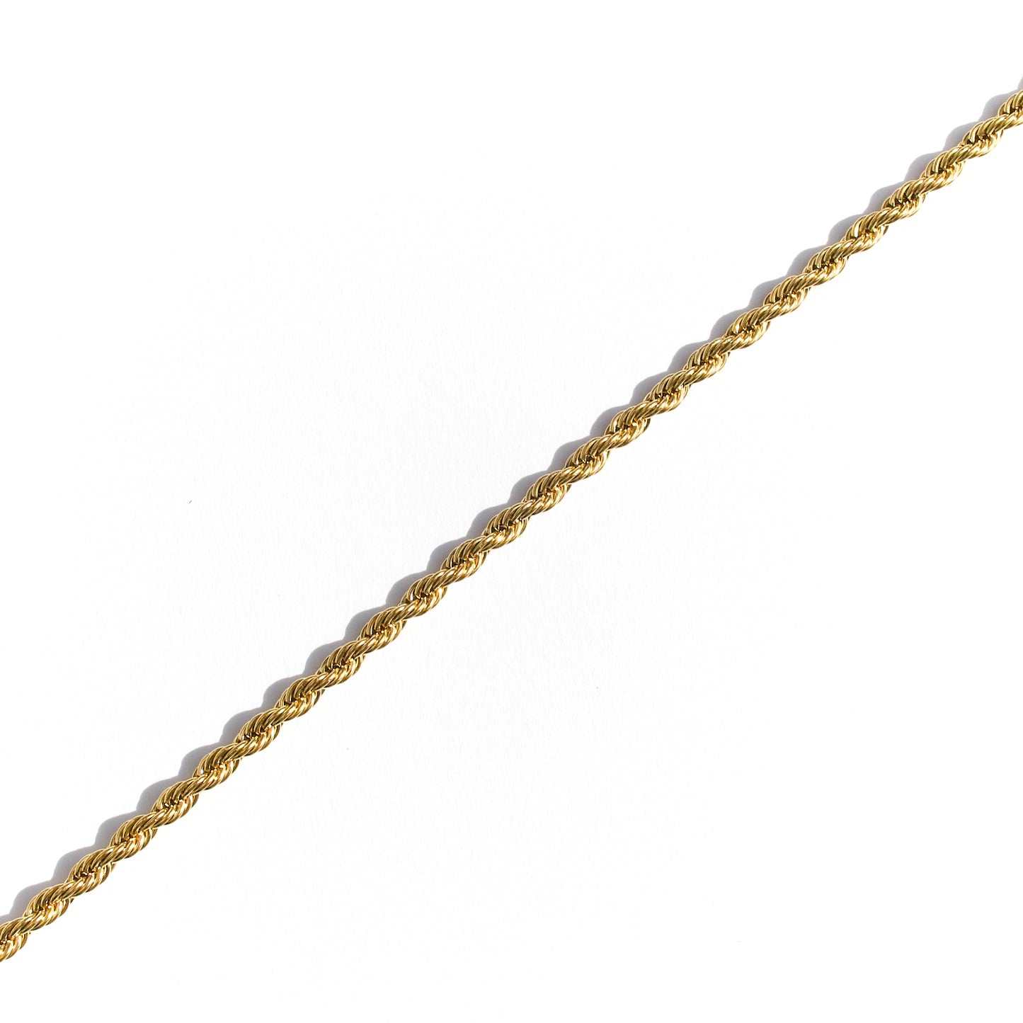 Twisted necklace gold