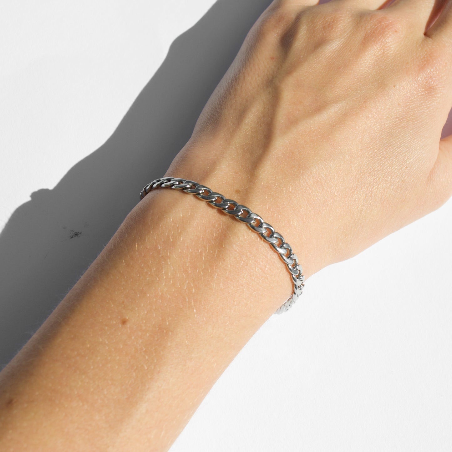 Link bracelet silver