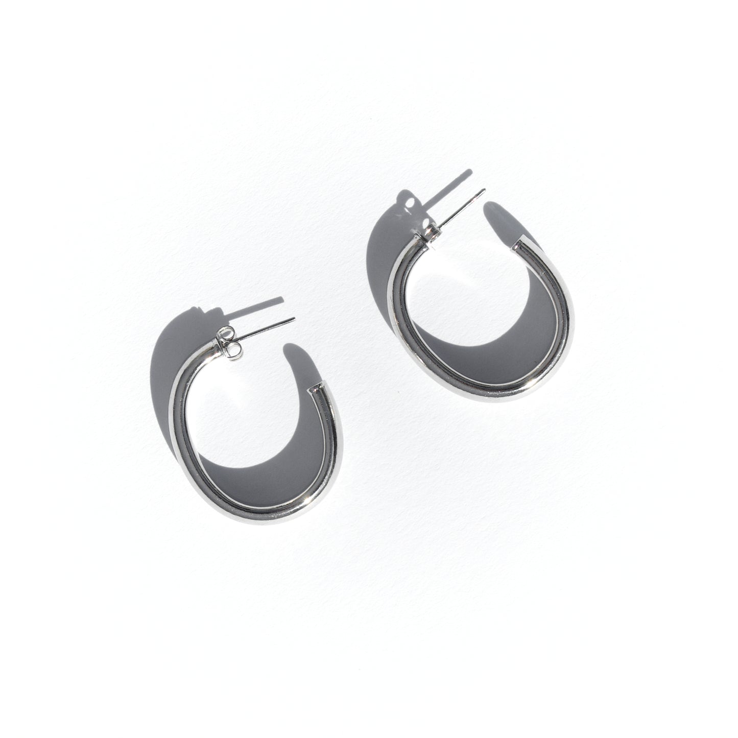 Statement hoops silver