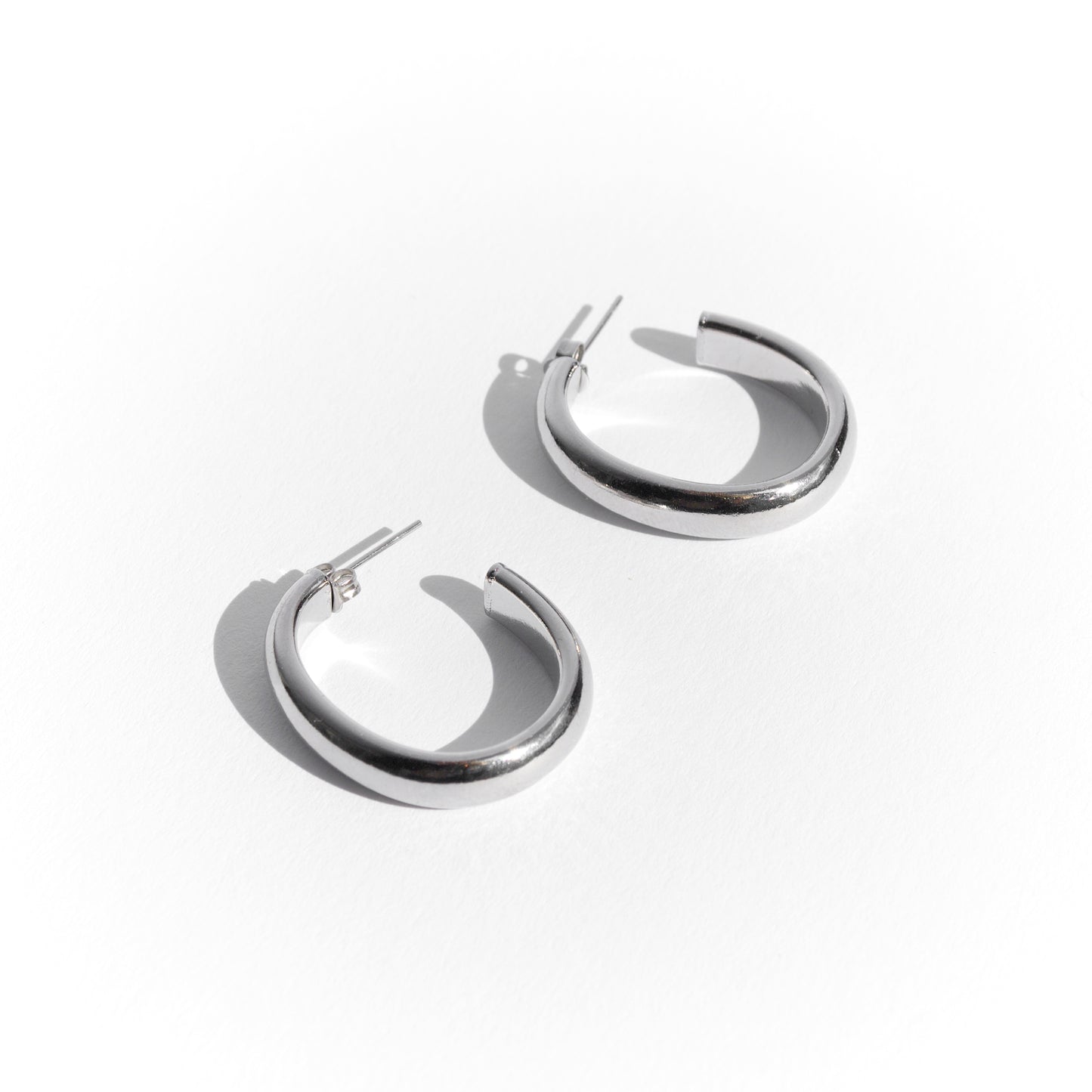 Statement hoops silver