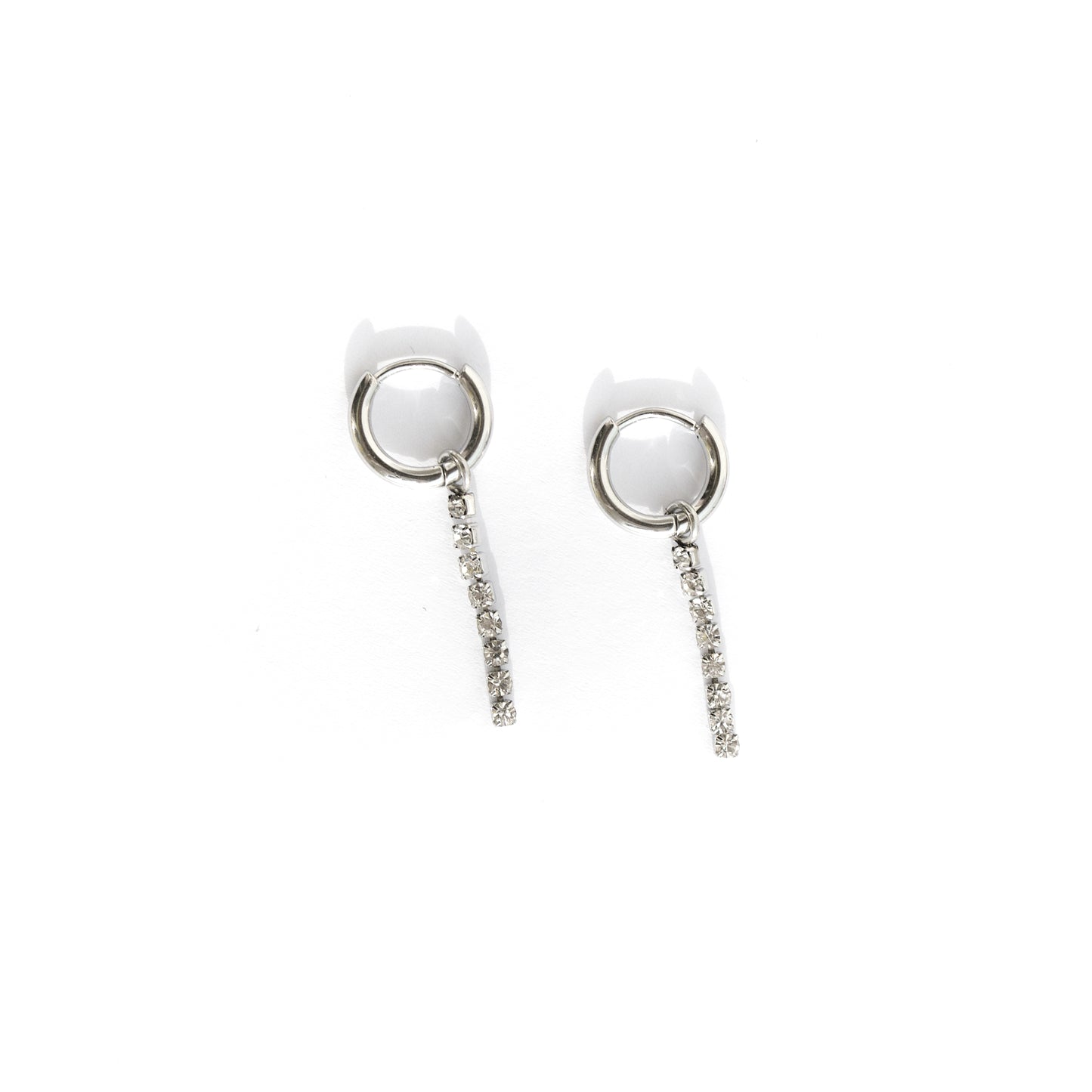 Tennis hoops silver