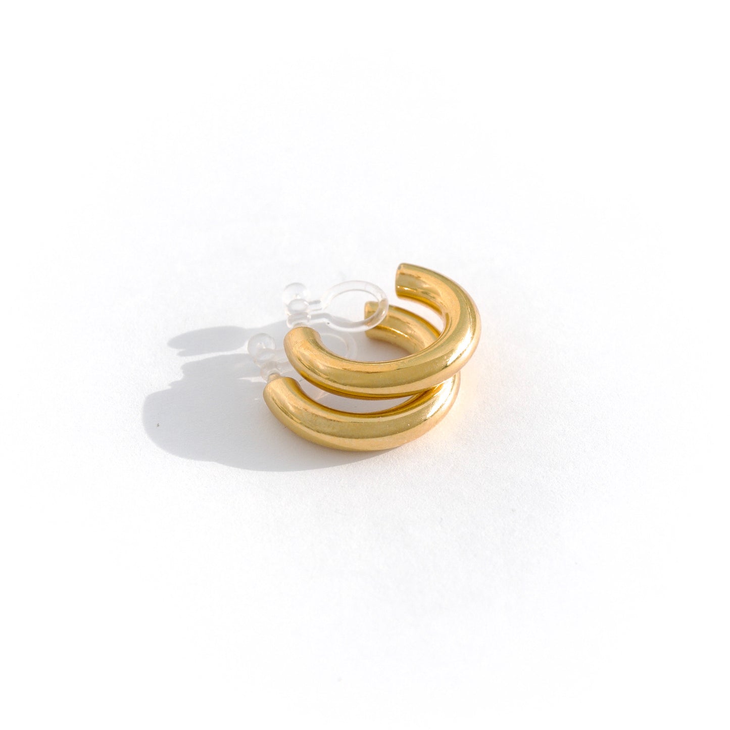 Clip hoops midi gold