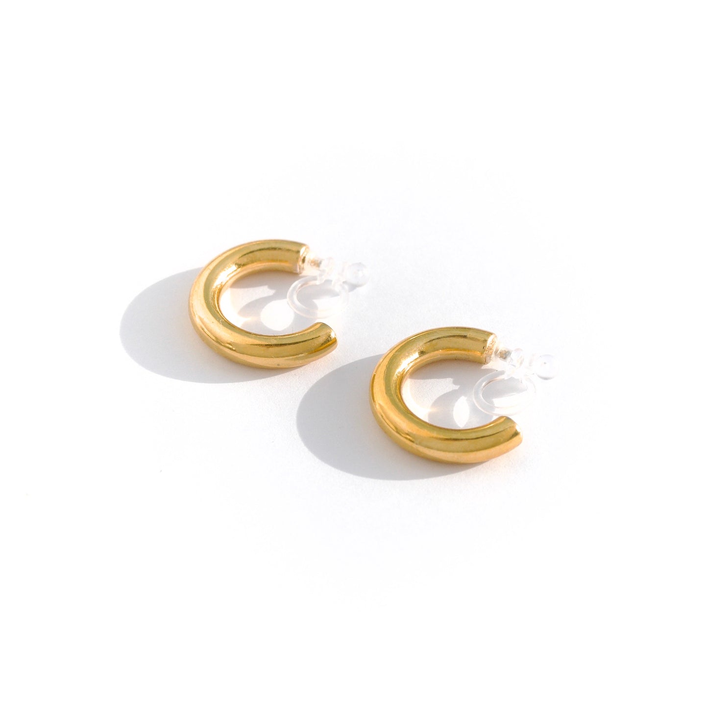 Clip hoops midi gold