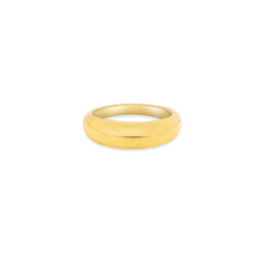 Smooth ring gold