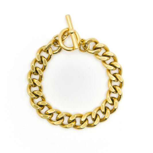 Statement bracelet gold