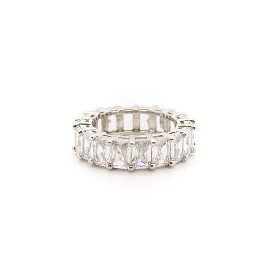 Eternity ring silver